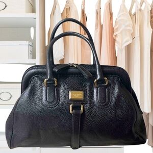 Dolce & Gabbana Elegant Miss Romantique Domed Satchel, Black, Rare